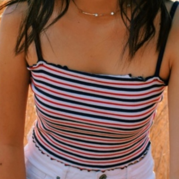 Garage Tops - Garage Striped Tank